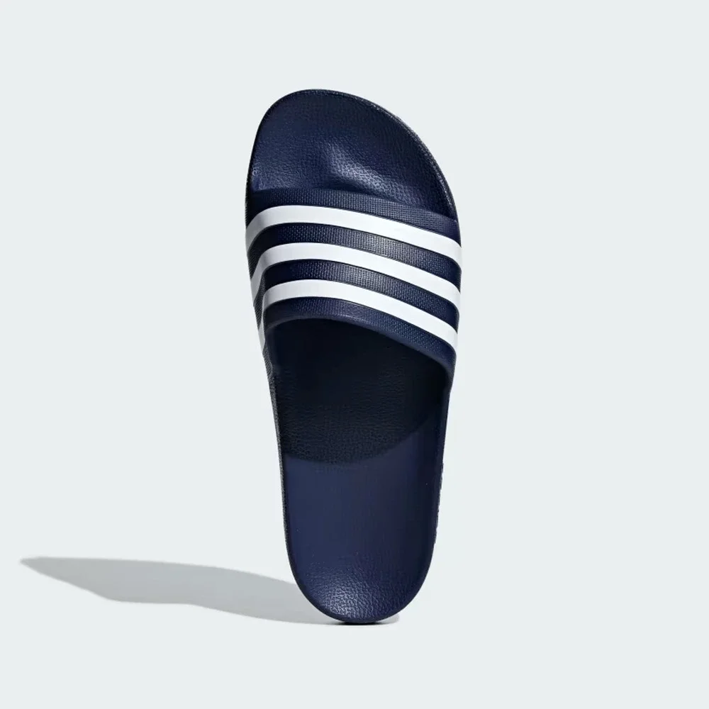 Adidas Unisex White/Blue Adult Adilette Aqua Slide Sandal F35542 US Size M9 W10‎